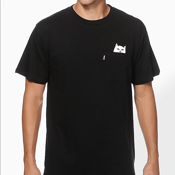 Rip N Dip Other - Rip N Dip Middle Finger Cat Pocket Tee